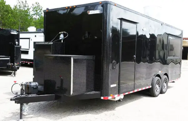 2025 Southern Dimensions Concession Trailer 22 Foot- With OLE Hickory CTO and Gull Doors (SDG-234) - Image 2